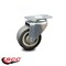 Service Caster 2 Inch Swivel Caster with Non-Marking Floor Safe Gray Thermoplastic Rubber Wheel SCC-05S210-TPRS-TP1-SU - alternate 3